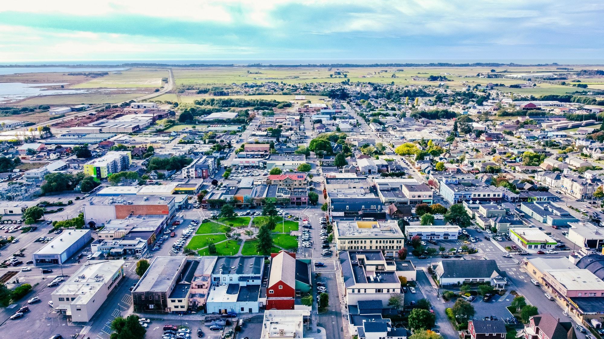 Arcata Plaza Drone 2021