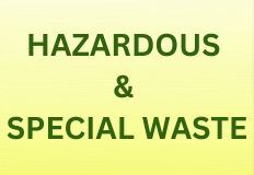 Hazardous & Special Waste