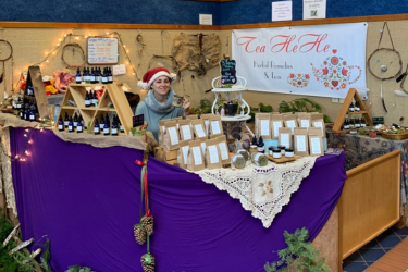 Tea He He Booth at Holiday Craft Market 2022
