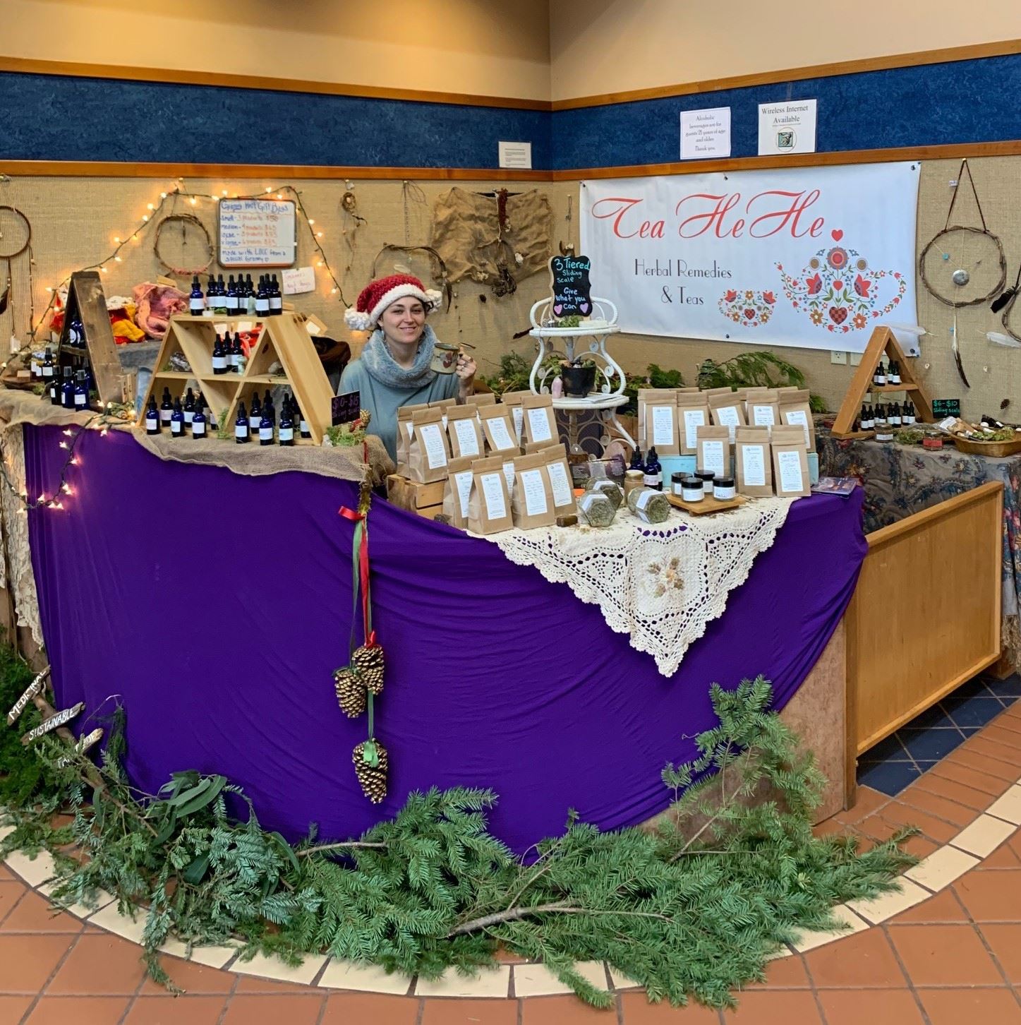 Holiday Craft Market Booth