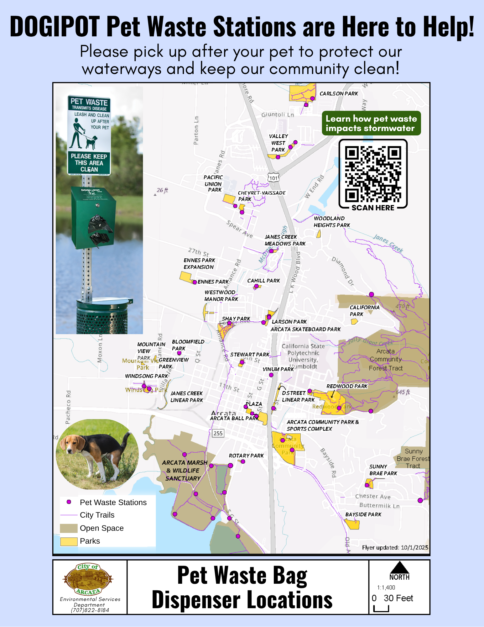 Dogipot locations flyer