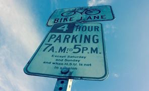 Arcata 4-Hour Zoned Parking Sign