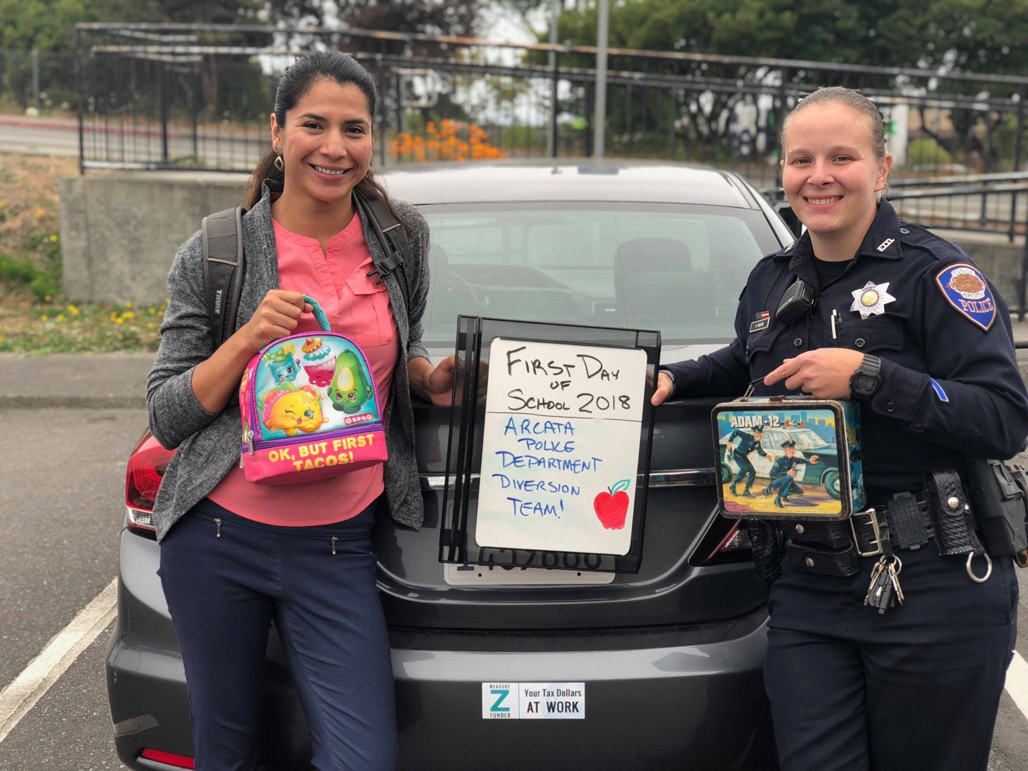 Fall 2018 APD Diversion Team First Day of School