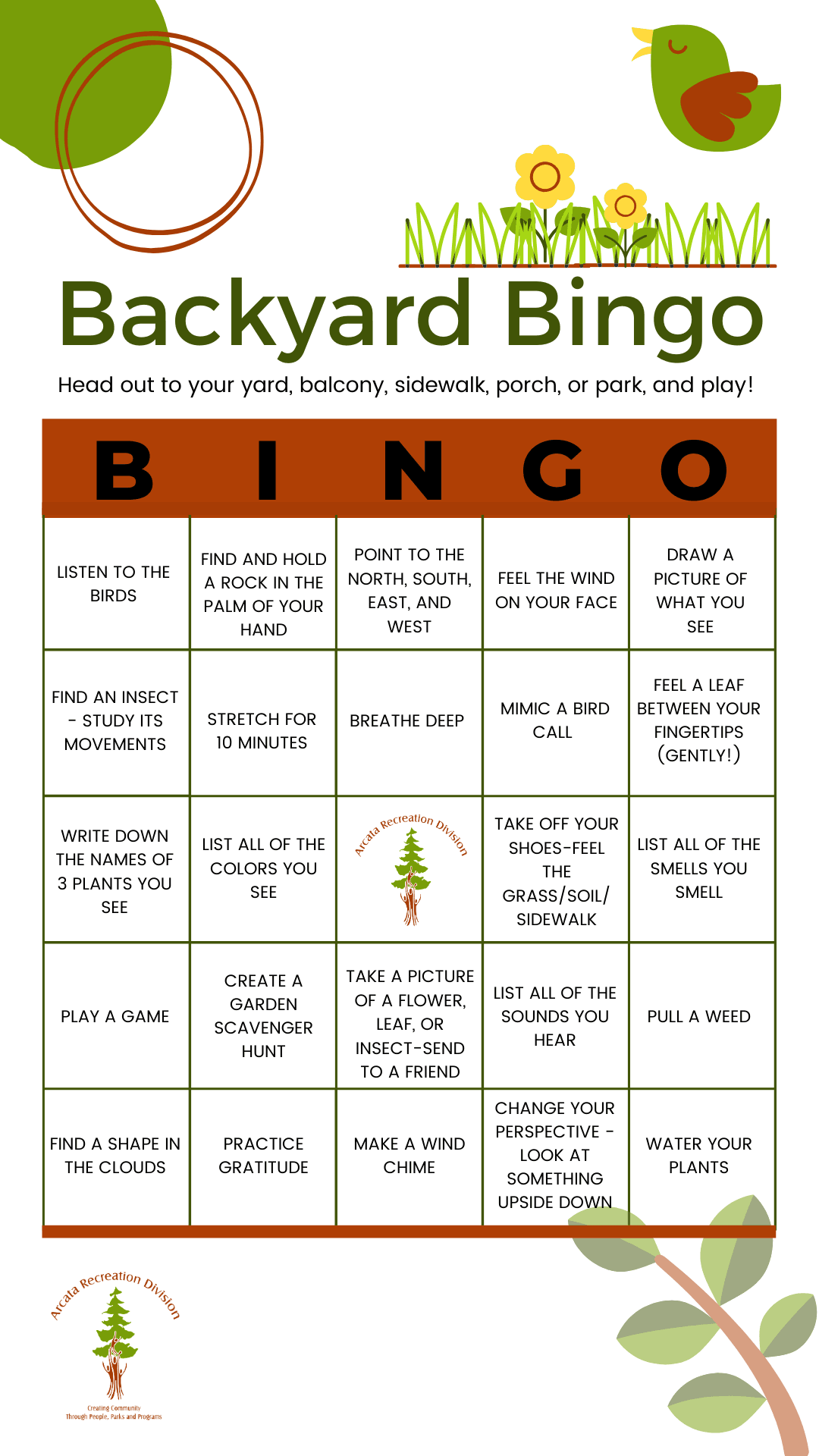 Backyard Bingo 