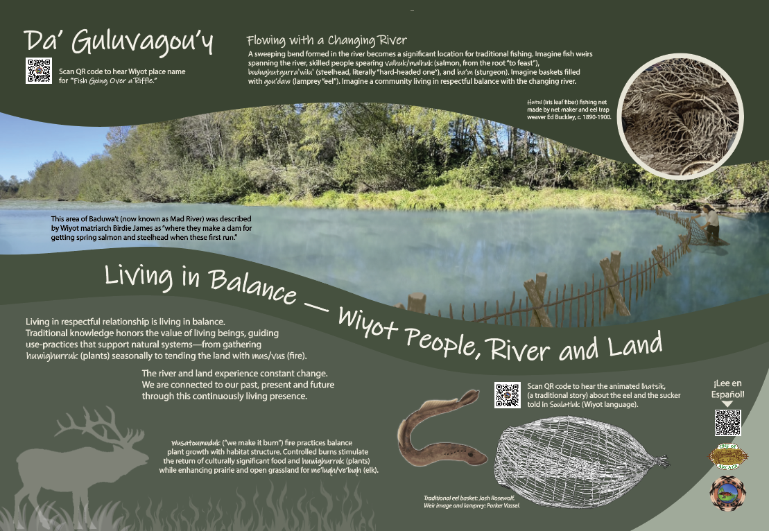 Living in Balance sign