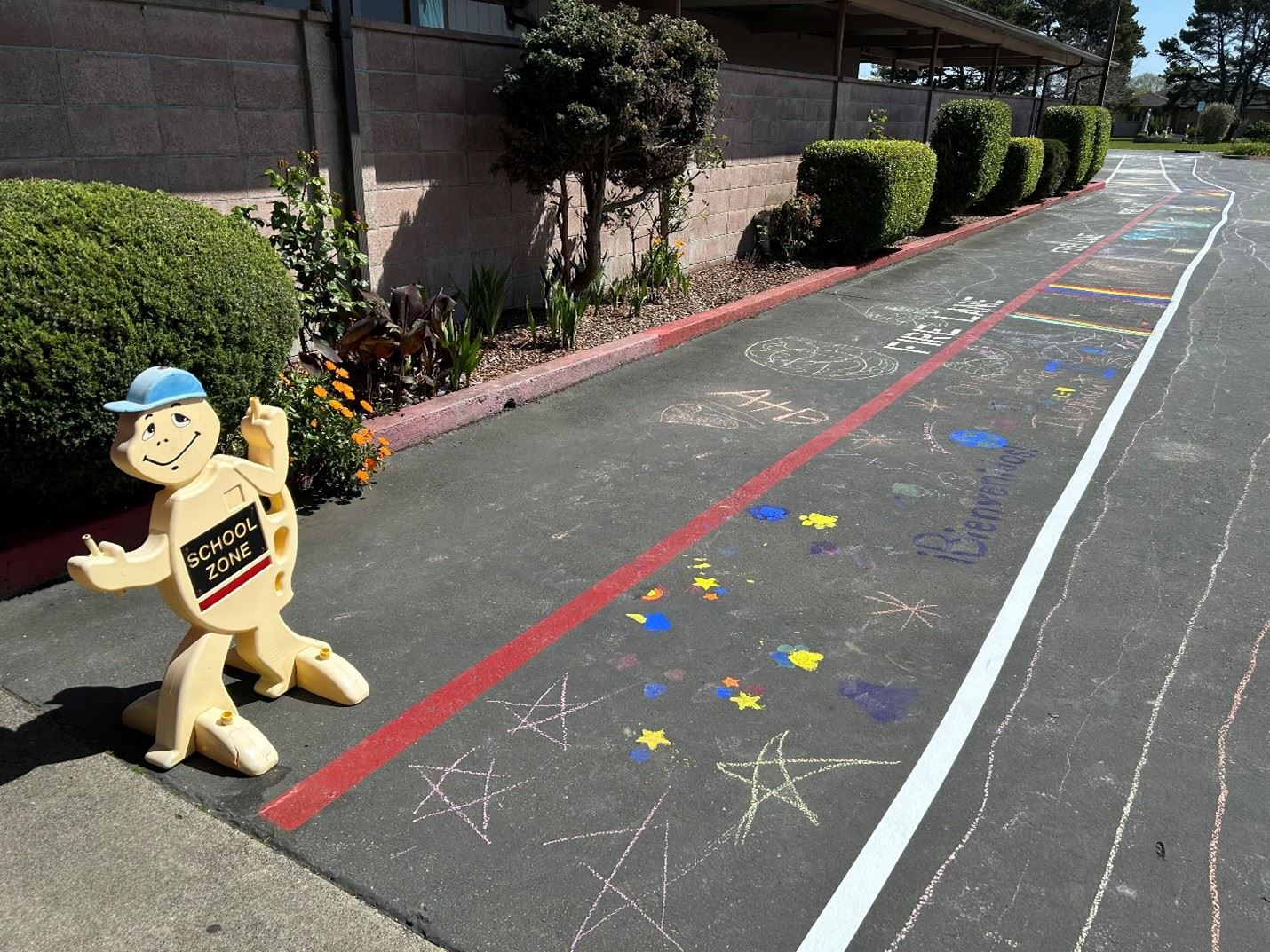 Fuente Nueva Sidewalk Chalk Art