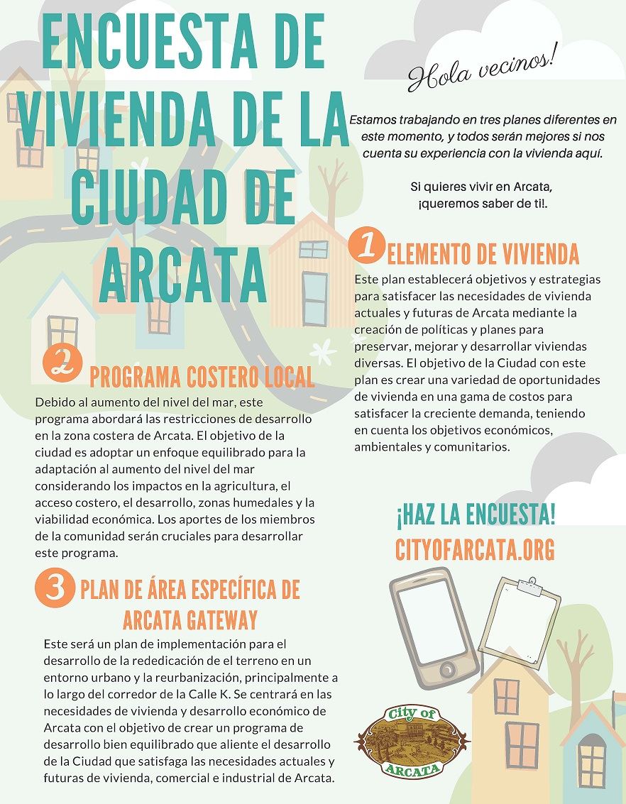 Spanish - City of Arcata Housing Survey RESIZED