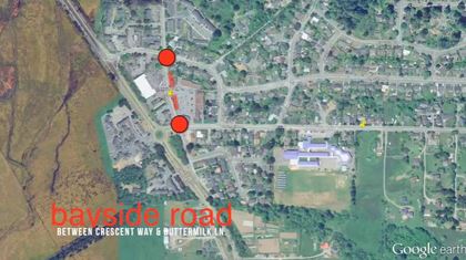 Bayside Road Project Work Area Map