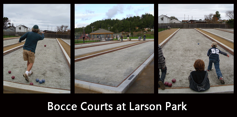 Bocce Courts at Larson Park